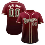 Custom Gradient Casual Baseball Jersey Personalized Ethnic Pattern Add Name Number for Men Women Youth