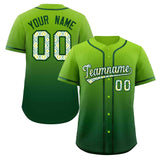 Custom Gradient Casual Baseball Jersey Personalized Ethnic Pattern Add Name Number for Men Women Youth