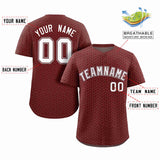 Custom Texture Graffiti Pattern Personalized Team Name Number Baseball Hip Pop Shirt