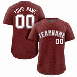 Custom Texture Graffiti Pattern Personalized Team Name Number Baseball Hip Pop Shirt