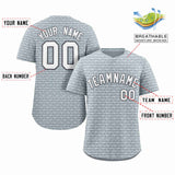 Custom Texture Graffiti Pattern Personalized Team Name Number Baseball Hip Pop Shirt