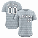 Custom Texture Graffiti Pattern Personalized Team Name Number Baseball Hip Pop Shirt