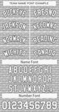 Custom Texture Graffiti Pattern Personalized Team Name Number Baseball Hip Pop Shirt