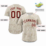 Custom Texture Graffiti Pattern Personalized Team Name Number Baseball Hip Pop Shirt