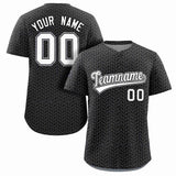 Custom Texture Graffiti Pattern Personalized Team Name Number Baseball Sport Shirt