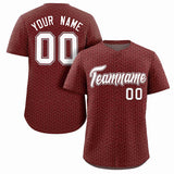 Custom Texture Graffiti Pattern Personalized Team Name Number Baseball Short Sleeve Shirt