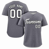 Custom Texture Graffiti Pattern Personalized Team Name Number Baseball Short Sleeve Shirt