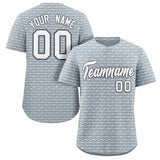 Custom Texture Graffiti Pattern Personalized Team Name Number Baseball Short Sleeve Shirt