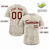 Custom Texture Graffiti Pattern Personalized Team Name Number Baseball Short Sleeve Shirt