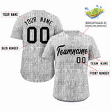 Custom Texture Graffiti Pattern Personalized Team Name Number Baseball Short Sleeve Shirt