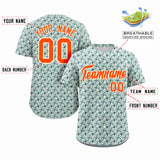 Custom Texture Graffiti Pattern Personalized Team Name Number Baseball Short Sleeve Shirt