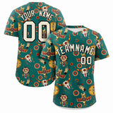 Custom Graffiti Pattern Printed Personalized Button Down Baseball Jersey for Men and Women Shirt Outdoor Sportswear