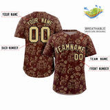 Custom Graffiti Pattern Printed Personalized Button Down Baseball Jersey for Men and Women Shirt Outdoor Sportswear