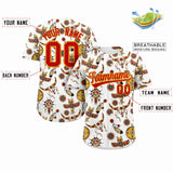 Custom Graffiti Pattern Colorful Printed Team Name Number for Men and Women Shirt Button Baseball Jersey