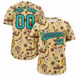 Custom Graffiti Pattern Colorful Printed Team Name Number for Men and Women Shirt Button Baseball Jersey