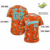 Custom Graffiti Pattern Colorful Printed Team Name Number for Men and Women Shirt Button Baseball Jersey