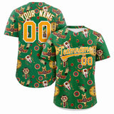 Custom Graffiti Pattern Colorful Printed Team Name Number for Men and Women Shirt Button Baseball Jersey