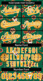 Custom Graffiti Pattern Colorful Printed Team Name Number for Men and Women Shirt Button Baseball Jersey