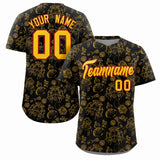 Custom Graffiti Pattern Printed Personalized Button Down Baseball Jersey for Men and Women Shirt Outdoor Sportswear