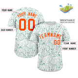 Custom Line Art Graffiti Pattern Design Team Name And Number Quick Dry Baseball Jersey