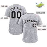 Custom Line Art Graffiti Pattern Design Team Name And Number Breathable Baseball Jersey