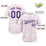 Custom Baseball Jersey Line Art Graffiti Pattern Design Team Name And Number Quick Dry Practice Sports Shirts