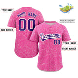 Custom Baseball Jersey Line Art Graffiti Pattern Design Team Name And Number Quick Dry Practice Sports Shirts