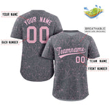 Custom Baseball Jersey Line Art Graffiti Pattern Design Team Name And Number Breathable Practice Sports Shirts