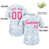 Custom Baseball Jersey Line Art Graffiti Pattern Design Team Name And Number Quick Dry Practice Sports Jersey