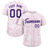 Custom Baseball Jersey Line Art Graffiti Pattern Design Team Name And Number Quick Dry Practice Sports Jersey