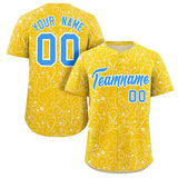 Custom Baseball Jersey Line Art Graffiti Pattern Design Team Name And Number Quick Dry Practice Sports Jersey