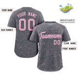 Custom Baseball Jersey Line Art Graffiti Pattern Design Team Name And Number Breathable Practice Sports Jersey