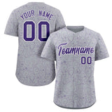 Custom Baseball Jersey Line Art Graffiti Pattern Design Team Name And Number Hip Pop Practice Sports Jersey