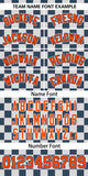Custom Square Grid Color Block Design Letter Number Baseball Jersey Running Shirt