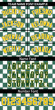 Custom Square Grid Color Block Design Letter Number Baseball Jersey Athletic Shirt