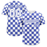 Custom Square Grid Color Block Design Letter Number Baseball Jersey Sport Outfits
