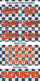 Custom Square Grid Color Block Design Letter Number Baseball Jersey Running Outfits