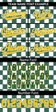 Custom Square Grid Color Block Design Letter Number Baseball Jersey Sport Uniform