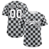 Custom Square Grid Color Block Add Letter Number Baseball Jersey Sport Outfits