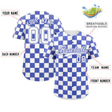 Custom Square Grid Color Block Add Letter Number Baseball Jersey Sport Outfits