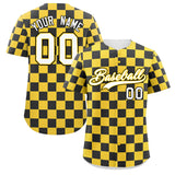 Custom Square Grid Color Block Add Letter Number Baseball Jersey Sport Outfits