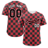 Custom Square Grid Color Block Add Letter Number Baseball Jersey Sport Team Shirts