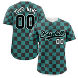 Custom Square Grid Color Block Add Letter Number Baseball Jersey Sport Team Shirts