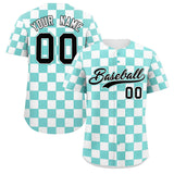 Custom Square Grid Color Block Add Letter Number Baseball Jersey Sport Team Shirts
