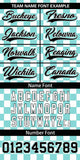 Custom Square Grid Color Block Add Letter Number Baseball Jersey Sport Team Shirts