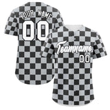 Custom Square Grid Color Block Personalized Letter Number Baseball Jersey Sport Outfits