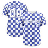 Custom Square Grid Color Block Personalized Letter Number Baseball Jersey Sport Outfits