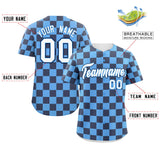 Custom Square Grid Color Block Personalized Letter Number Baseball Jersey Sport Outfits