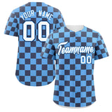Custom Square Grid Color Block Personalized Letter Number Baseball Jersey Sport Outfits