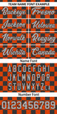Custom Square Grid Color Block Personalized Letter Number Baseball Jersey Sport Outfits